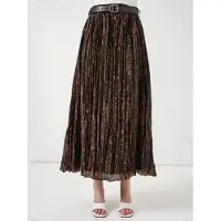 Bigdart Hoge Taille Paisley Midi A-Lijn Rok