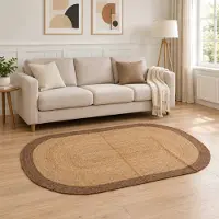 vidaXL Gebied Tapijt Grijs 122 x 183 cm Jute
