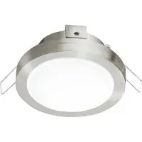 TRIO Zwarte led plafonnière Jano Ø 32cm