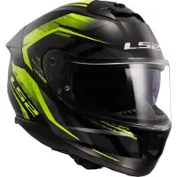 LS2 Helmets Volledige helm met vizier en zonnevizier voor scooter | LS2 FF808 STREAM II | Motorhelm | Certificaat ECE 22.06 | Volledige motorhelm | 2XL (63-64cm)