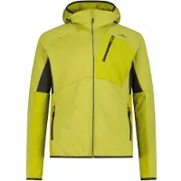 CMP - Jacket Fix Hood 36G1257 - Fleecevest 54, geel