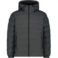 CMP - Down Jacket Fix Hood - Synthetisch jack 46, grijs