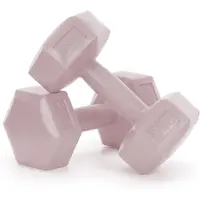 Springos Dumbbell Set - 2 KG - Roze - Oefengewichten