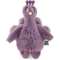 Trixie Knuffeldier Baby Mrs. Peacock – Zachte Knuffel van Gerecycleerde Materialen – 18 cm