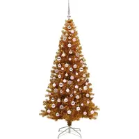 vidaXL Kerstboom Goud 180 cm PET