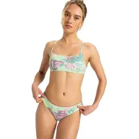 Roxy Dames/Dames Bloemen Bikini Set (Groen)