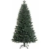 vidaXL Kunstmatige Hinged Kerstboom 240 cm PVC en Metalen Groen