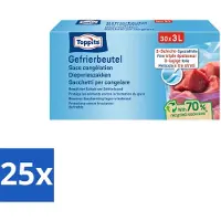 Toppits 25 x – Diepvrieszakjes – 3 Liter – 30 Zakjes - Kabel - Kabels - Kabelsysteem - Kabelsysteem