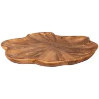 vidaXL - Fruitschaal - JEPARA - Teakbruin - Ø - 40 - cm - Massief - Teakhout
