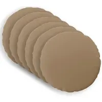 vidaXL Kussensloop 6 st HEERLEN Taupe Ø 60 cm Polyester
