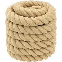 vidaXL Multifunctioneel touw 50 mm 25 m Naturel PP