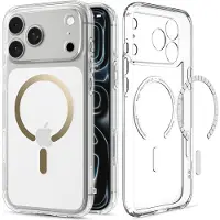 Spigen Ultra Hybrid Backcover MagSafe voor de Apple iPhone 18 Pro Max / 17 Pro Max - Clear Gold