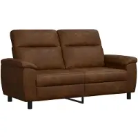 vidaXL Bank Bruin 178 x 90 x 95 cm Kunst Suède Leer