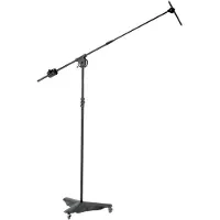 K&M 21430 Overhead Microphone Stand Black