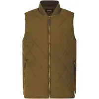 Regatta Heren-bodywarmer van Harvin met ruitjespatroon (Rich Tan)