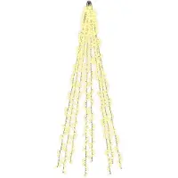 vidaXL Kerstboomverlichting met 8 leds 1000 LED's Warmwit