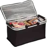 Kesper Isolatiemand - Boodschappentas Thermisch - Boodschappen Vervoeren - Opvouwbaar Ontwerp - 50 cm - Zwart
