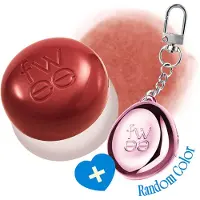 FWEE Lip&Cheek Blurry Pudding Pot + Pendant Keyring - No.Rs01 Feel'N No.Rs01 Feel'N