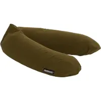 Snoozzz Zwangerschapskussen Zijslaapkussen Lichaamskussen - 185 cm - microparel vulling - luxe draagtas - wasbare hoes - Bronze