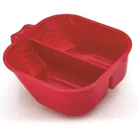 Xanitalia Verfbak 2 Compartiment / Rood 700ml