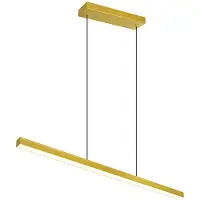 Olucia - IWAN - Hanglamp - Messing - Vorm: Rechthoek