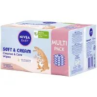 Nivea BABY CHUSTECZKI NAWILŻANE SOFT&CREAM 4X57 SZT.