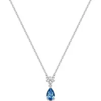 Brosway FANCY FFB109 ZILVEREN KETTING MET BLAUWE/TRANSPARANTE ZIRKONIA'S 1 STUK