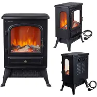 Xaralyn Elektrische Kachel - Cozy - 1500 Watt verwarming - Vrijstaande kachel - eenvoudig in gebruik - Decoratieve kachel