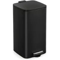 Five Stars Prullenbak 60 Liter - Pedaalemmer 60L - Vuilnisbak - Afvalbak - RVS - Soft Close Deksel - Zwart