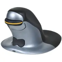 Top-Cousins The Penguin 3-in-1 (Medium) muis Kantoor Ambidextrous RF Wireless + Bluetooth + USB Type-C 2400 DPI