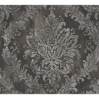 A.S. Création Vliesbehang, Ornamentbehang grijs | B790496, 10,05 m x 0,53 m
