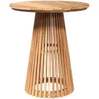 vidaXL Bijzettafel, bruin, 70 x 70 x 75 cm, massief teakhout