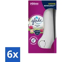 Glade 6 x - Houder Sense & Spray - Relaxing Zen - 18 ml - Luchtverfrisser - Geurverspreider - Sense & Spray - Relaxing Zen - Automatische Geur