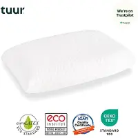 Tuur Ergonomisch Hoofdkussen 60x70x15 cm - 100% Natuurlatex - Zacht