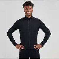 Rogelli Essential II Heren Fietsshirt - Lange Mouw - Zwart