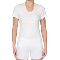 Beeren Dames Thermo Shirt korte mouw - Wit - maat L