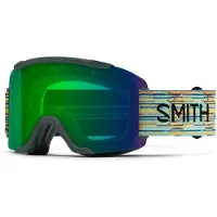 Smith - Squad2 2CP Mirror S2 + Storm Blue Sensor Mirror S1 - Skibril M, groen