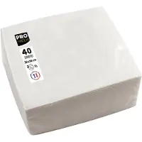 PROnappe Servietten, papier met microreliëf, 2-laags, 40 stuks