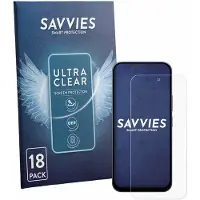 Savvies - Screenprotector voor Xiaomi Redmi 17 5G - Folie Beschermfolie transparant 18 Stuks