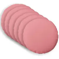 vidaXL Kussensloop 6 st HEERLEN Roze Ø 60 cm Stof
