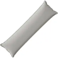 vidaXL Kussensloop HOUTEN Grijs 40 x 145 cm Polyester