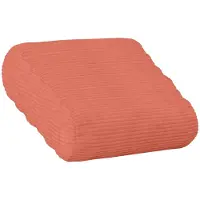 vidaXL Kussensloop 6 st HEERLEN Rood Oranje Ø 15 x 40 cm corduroy