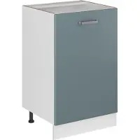 Vicco Keukenonderkast R-Line Blauw-grijs/Wit 50 cm zonder werkblad, Model 70147