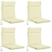vidaXL Kussen voor lage rugstoel GEMERT 4 st 100% Polyester