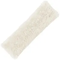 vidaXL Kussen HEERLEN Wit 40 x 145 cm PV Fleece