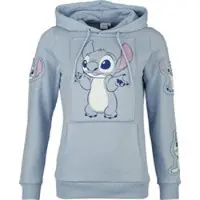 Lilo & Stitch - Disney Trui met capuchon - Stitch - Cuty - S tot XXL - voor Vrouwen - blauw | Maat XL