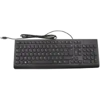 Lenovo USB Calliope, Volledige grootte (100%), Kabel, USB, AZERTY, Zwart