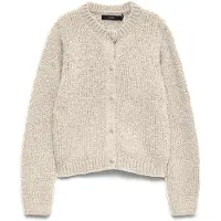 Vero Moda Gebreid vest 'VMMaybe Jewel' crème