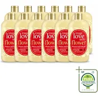 Treaclemoon 12 x – Bad- & Douchegel – Rouge Love Story – 500 ml - Grootverpakking - Vaatwasstrips - Bad En Douchegel - Gember - Jasmijn - Amber - Frisheid