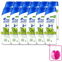 Head & shoulders 12 x 2-in-1 Anti-roos Shampoo Apple Fresh 300 ml - Voordeelverpakking - 12 stuks